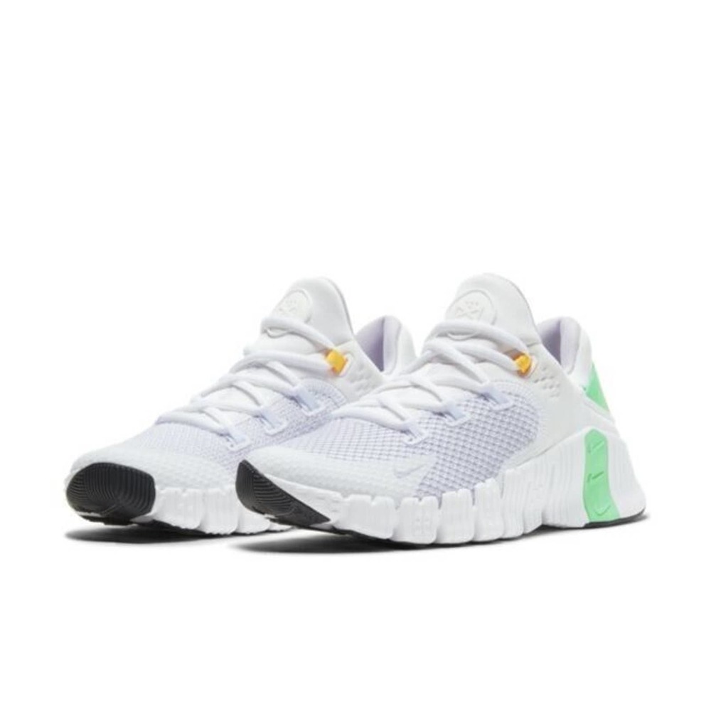Nike Free Metcon 4 (Womens Size 7) Shoes CZ0596 135 White Green Glow